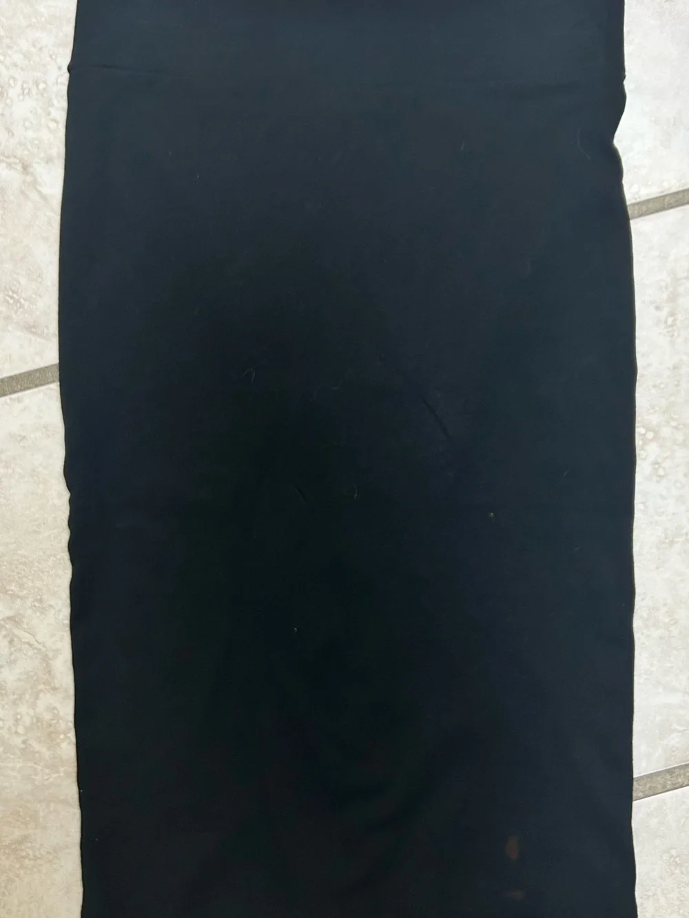 Windsor Black Lace-Up Front Pencil Skirt